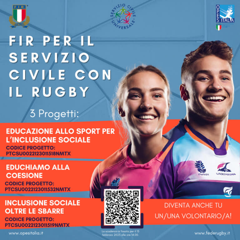 SERVIZIO CIVILE CON IL RUGBY